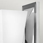 Бра с белым матовым плафоном на прямоугольном основании цвета хром Hinkley варинант исполнения - 2 | Loft Concept в Ульяновске