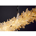 Люстра линейная светодиодная из необработанных кристаллов Mountain Comet варинант исполнения - 1 | Loft Concept в Ульяновске