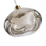 Подвесной светильник с прозрачным стеклянным плафоном округлой формы Effervia  варинант исполнения - 8 | Loft Concept в Ульяновске