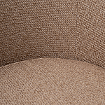 Кресло вращающееся черно-золотая рогожка Julia Armchair Golden Belt варинант исполнения - 4 | Loft Concept в Ульяновске