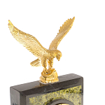 Настольный письменный набор из змеевика  и бронзы с декором в виде орла в подарочной упаковке Successful Leader варинант исполнения - 3 | Loft Concept в Ульяновске