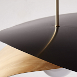 Люстра круглая с 2-мя металлическими абажурами Andromeda варинант исполнения - 4 | Loft Concept в Ульяновске