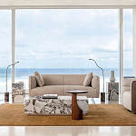 Приставной столик из массива дерева Walnut варинант исполнения - 8 | Loft Concept в Ульяновске