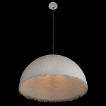 Подвесной светильник в форме купола белого цвета с ажурной бахромой Tactile Line варинант исполнения - 5 | Loft Concept в Ульяновске