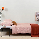 Постельное белье розового цвета с рисунком 150х200 см Blossom Essence варинант исполнения - 3 | Loft Concept в Ульяновске