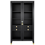 Дизайнерский шкаф витрина Elsa Dreams Black с 4-мя ящиками варинант исполнения - 1 | Loft Concept в Ульяновске