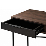 Стол рабочий в стиле лофт с ящиком и нишей для хранения Urban Style Space 2 варинант исполнения - 4 | Loft Concept в Ульяновске