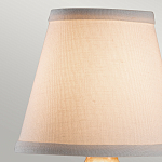 Бра со стеклянным шарообразным декором с пузырьками и бежевым абажуром Feiss варинант исполнения - 2 | Loft Concept в Ульяновске