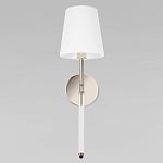 Бра с белым тканевым плафоном в форме конуса и металлическим основанием Nicoleta варинант исполнения - 2 | Loft Concept в Ульяновске