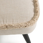 Кресло с декором бахрома Linen Fringe Chair Beige варинант исполнения - 6 | Loft Concept в Ульяновске