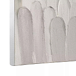 Панно декоративное с ручной росписью Gray Strokes варинант исполнения - 1 | Loft Concept в Ульяновске