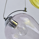 Люстра каскадная с 9-ю разноцветными стеклянными плафонами Kaleido варинант исполнения - 10 | Loft Concept в Ульяновске