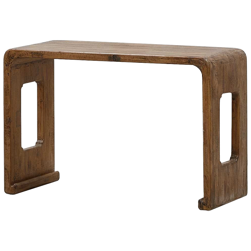Деревянная консоль Plourde Wooden Console Коричневый Деревянная консоль Plourde Wooden Console Коричневый в Ульяновске | Loft Concept