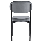 Стул с круглым сиденьем на металлическом основании ALFIE CHAIR Grey варинант исполнения - 3 | Loft Concept в Ульяновске