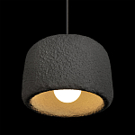 Подвесной светильник с цилиндрическим фактурным абажуром Sergey Makhno варинант исполнения - 5 | Loft Concept в Ульяновске