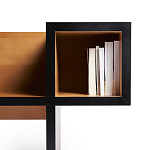 Дизайнерская скамейка  Canton  Beech and Black Bench варинант исполнения - 3 | Loft Concept в Ульяновске