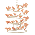 Люстра спиралевидная с фигурками птенцов Playful Chandelier варинант исполнения - 2 | Loft Concept в Ульяновске