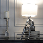 Настольная лампа TERRAMI с абажуром варинант исполнения - 3 | Loft Concept в Ульяновске