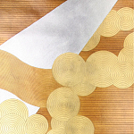 Обои ручная роспись в стиле Арт-деко Namban Colourway SC-290 on Deep Rich Gold gilded paper варинант исполнения - 1 | Loft Concept в Ульяновске