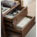 Вешалка деревянная с 2- мя ящиками Moon Walnut Furniture варинант исполнения - 9 | Loft Concept в Ульяновске