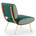 Дизайнерское кресло без подлокотников Gio Ponti ROUND D.154.5 Armchair варинант исполнения - 2 | Loft Concept в Ульяновске