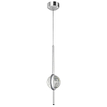 Подвесной светильник с плафоном из хрустального шара Crystal Bubbles Chrome Hanging Lamp варинант исполнения - 2 | Loft Concept в Ульяновске