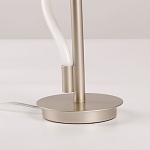 Настольная лампа белым изогнутым плафоном на круглой подставке Luke Lampco Tracer Lamp варинант исполнения - 11 | Loft Concept в Ульяновске