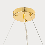 Люстра подвесная из золотых колец 57 см Golden Circles варинант исполнения - 11 | Loft Concept в Ульяновске