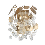 Бра с декоративными подвесками из прозрачного стекла в форме монеток FAIRYTREE Light варинант исполнения - 1 | Loft Concept в Ульяновске