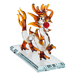 Декоративная стеклянная статуэтка Дракон Glass Dragon Statuette варинант исполнения - 2 | Loft Concept в Ульяновске