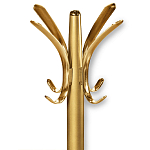 Вешалка золотого цвета с 4-мя крючками из пластика Curves Hangers варинант исполнения - 2 | Loft Concept в Ульяновске