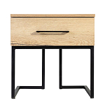 Тумба прикроватная с ящиком в стиле лофт Urban Style Space 2 варинант исполнения - 3 | Loft Concept в Ульяновске