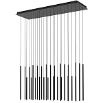 Люстра каскадная черная Black Cascade Chandelier варинант исполнения - 1 | Loft Concept в Ульяновске