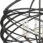 Люстра черная из эллиптических элементов Overlapping Orbits варинант исполнения - 1 | Loft Concept в Ульяновске