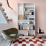 Дизайнерский стеллаж с вертикальными и горизонтальными полками Gio Ponti D.357.1 D.357.2 Rack варинант исполнения - 5 | Loft Concept в Ульяновске