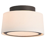 Потолочный светильник с круглым хлопковым абажуром Frosted Diffuser варинант исполнения - 1 | Loft Concept в Ульяновске