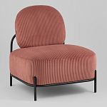 Кресло Стоун велюр рельефный коралловый варинант исполнения - 1 | Loft Concept в Ульяновске