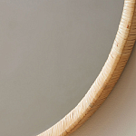 Зеркало круглое в раме из ротанга Wickerwork варинант исполнения - 2 | Loft Concept в Ульяновске