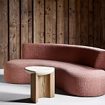 Дизайнерский журнальный стол полукруглой формы Pokun варинант исполнения - 4 | Loft Concept в Ульяновске