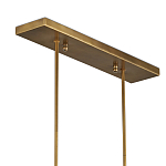 Люстра прямоугольная из толстого литого стекла Cast Glass варинант исполнения - 5 | Loft Concept в Ульяновске