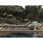 Шезлонг на металлическом каркасе с регулируемой спинкой GUELL Sunbed варинант исполнения - 9 | Loft Concept в Ульяновске