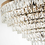 Люстра с прямоугольными хрустальными подвесками Lunet Crystal Rectangulars Chandelier 18 варинант исполнения - 2 | Loft Concept в Ульяновске