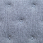 Изголовье кровати серое с мягкой обивкой из рогожки Emma Headboard варинант исполнения - 3 | Loft Concept в Ульяновске