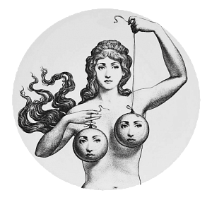 Декоративная тарелка Fornasetti 001 