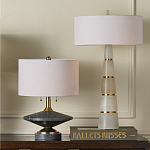 Настольная лампа с конусовидным каменным корпусом Regency варинант исполнения - 3 | Loft Concept в Ульяновске