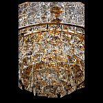 Люстра хрустальная в неоклассическом стиле на золотистом каркасе Majesty варинант исполнения - 4 | Loft Concept в Ульяновске