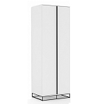 Двухдверный шкаф белого цвета Strict Lines варинант исполнения - 2 | Loft Concept в Ульяновске