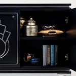 Черный комод в стиле арт-деко Luciano варинант исполнения - 8 | Loft Concept в Ульяновске