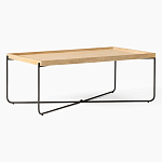 Журнальный стол с прямоугольной деревянной столешницей Urban Style Space варинант исполнения - 1 | Loft Concept в Ульяновске