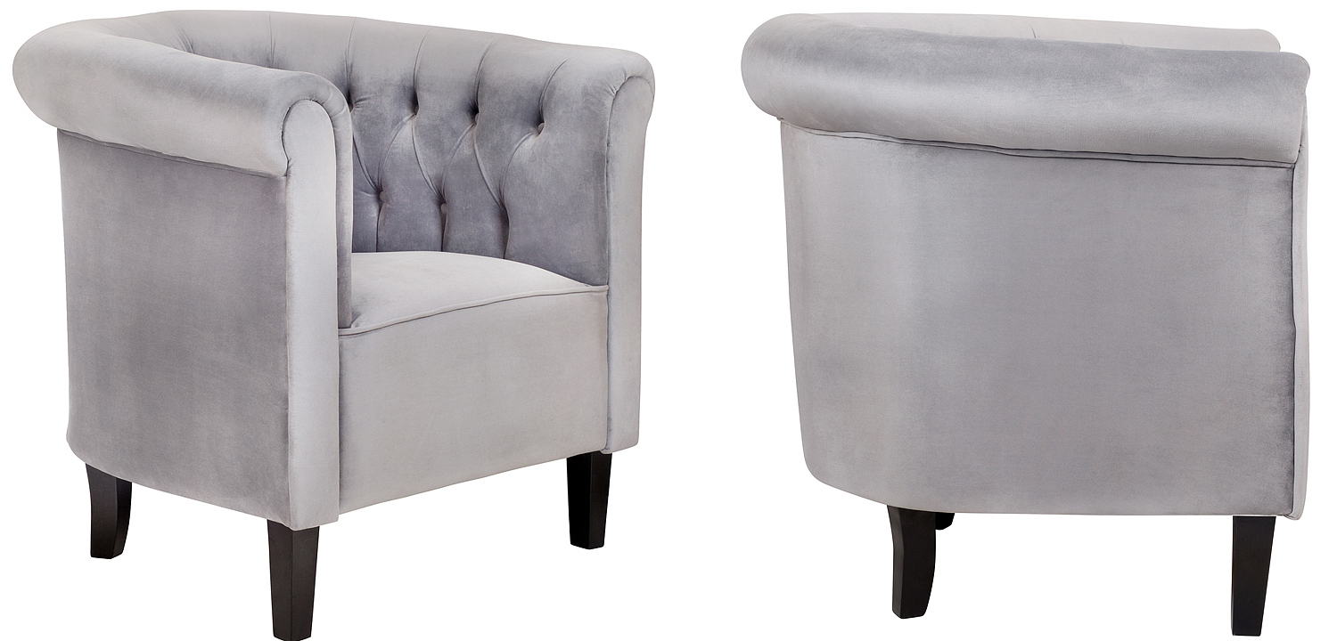 Кресло Cesare Armchair grey Кресло Cesare Armchair grey - Loft-Concept в Ульяновске